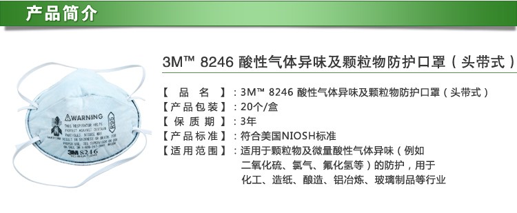 3m 8246口罩